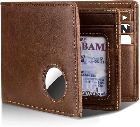 mens designer wallet with id window|men's wallet bifold id window.